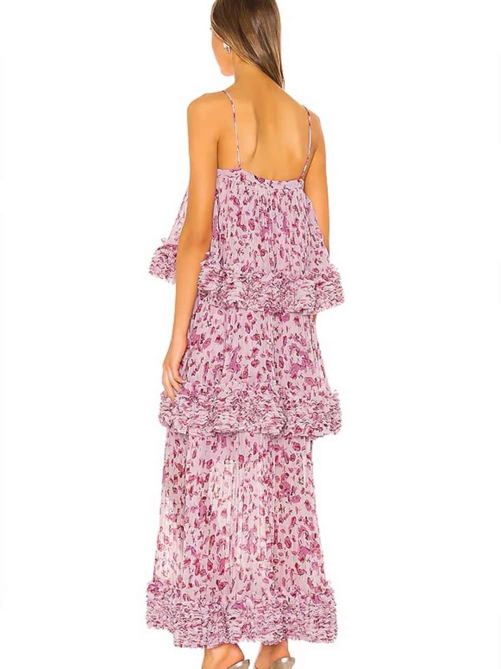 AMUR Nicola Dress in Frozen Rose Pressed Floral (NWT) - Picture 3 of 11